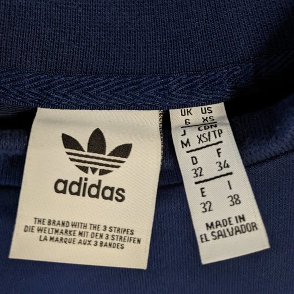 Adidas Originals navy sweatshirt crewneck size XS - Picture 4 of 4